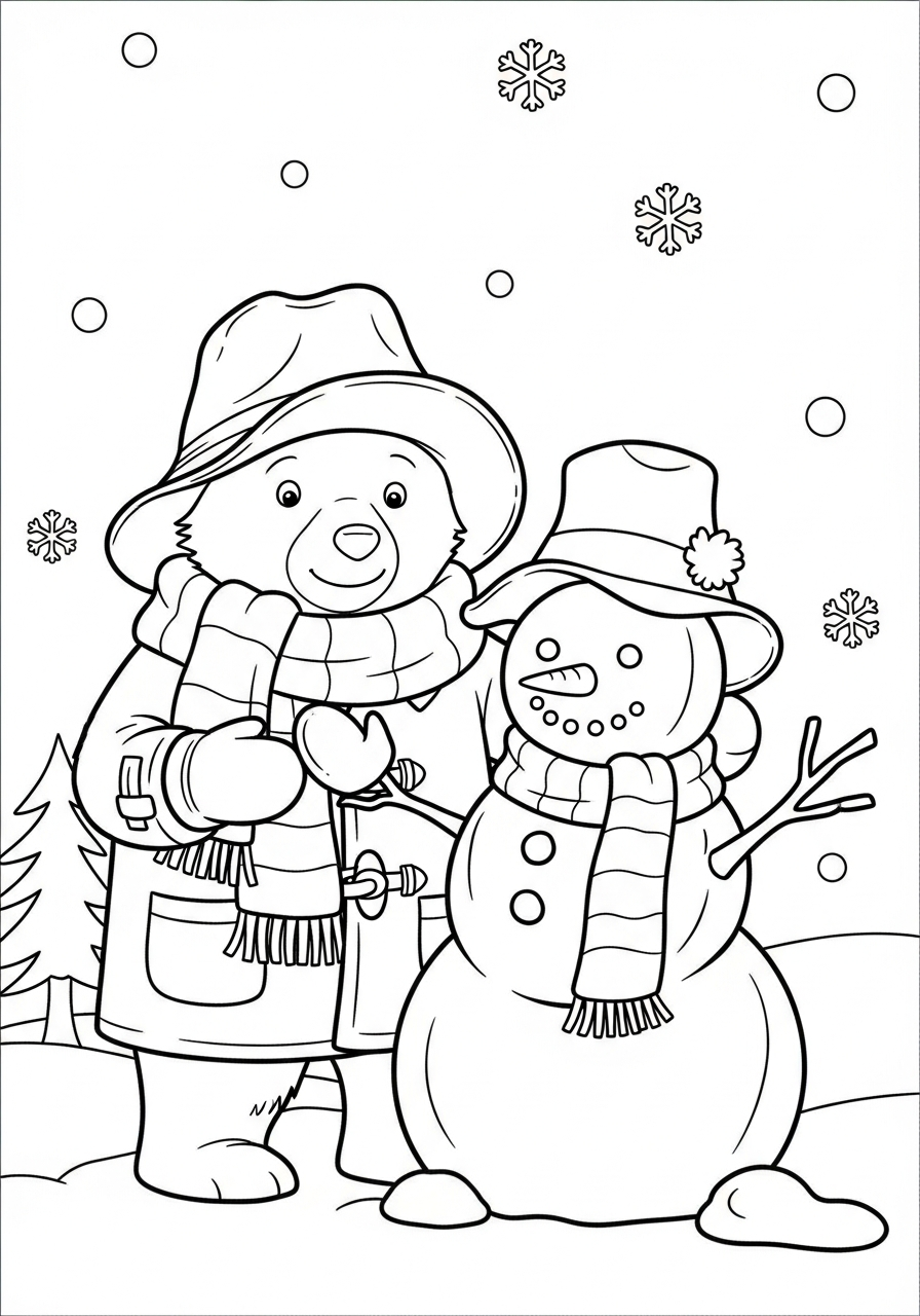 immagini di Orso Paddington da stampare e colorare