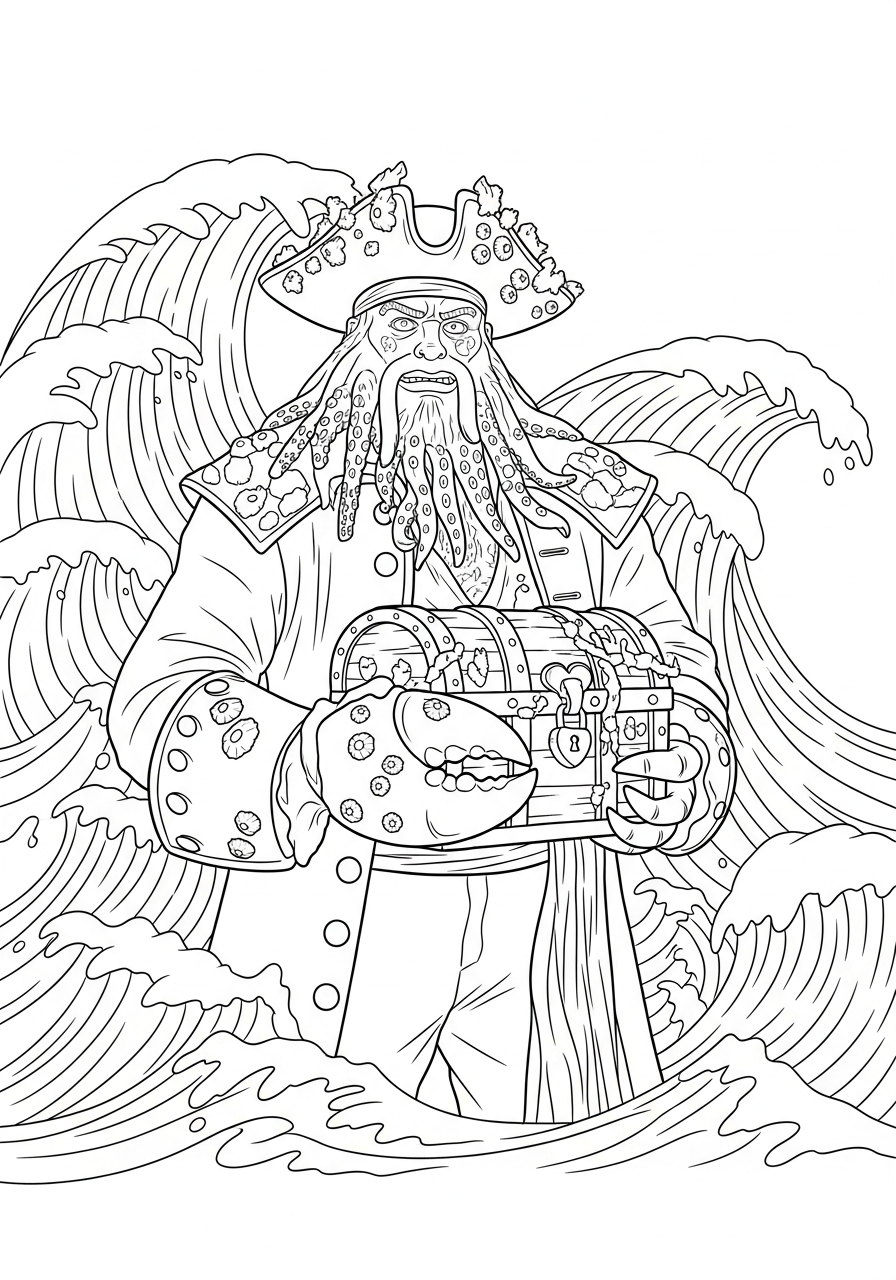 immagini di Pirati dei Caraibi da colorare e stampare