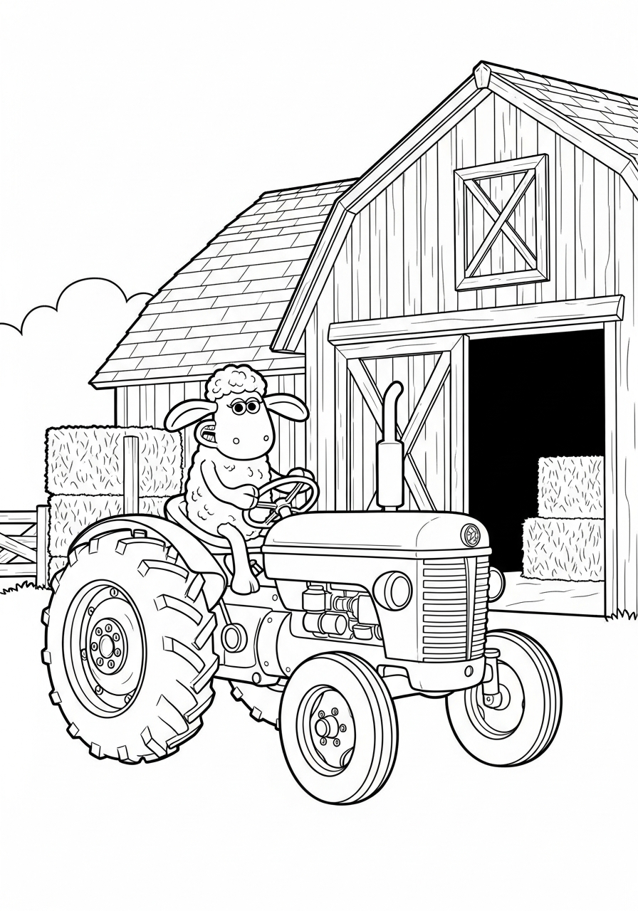 Shaun la Pecora 19 disegni di Shaun la Pecora da colorare e stampare