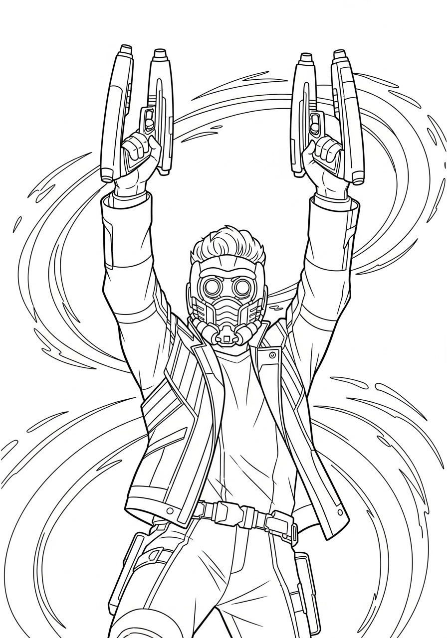 Star Lord disegno da colorare
