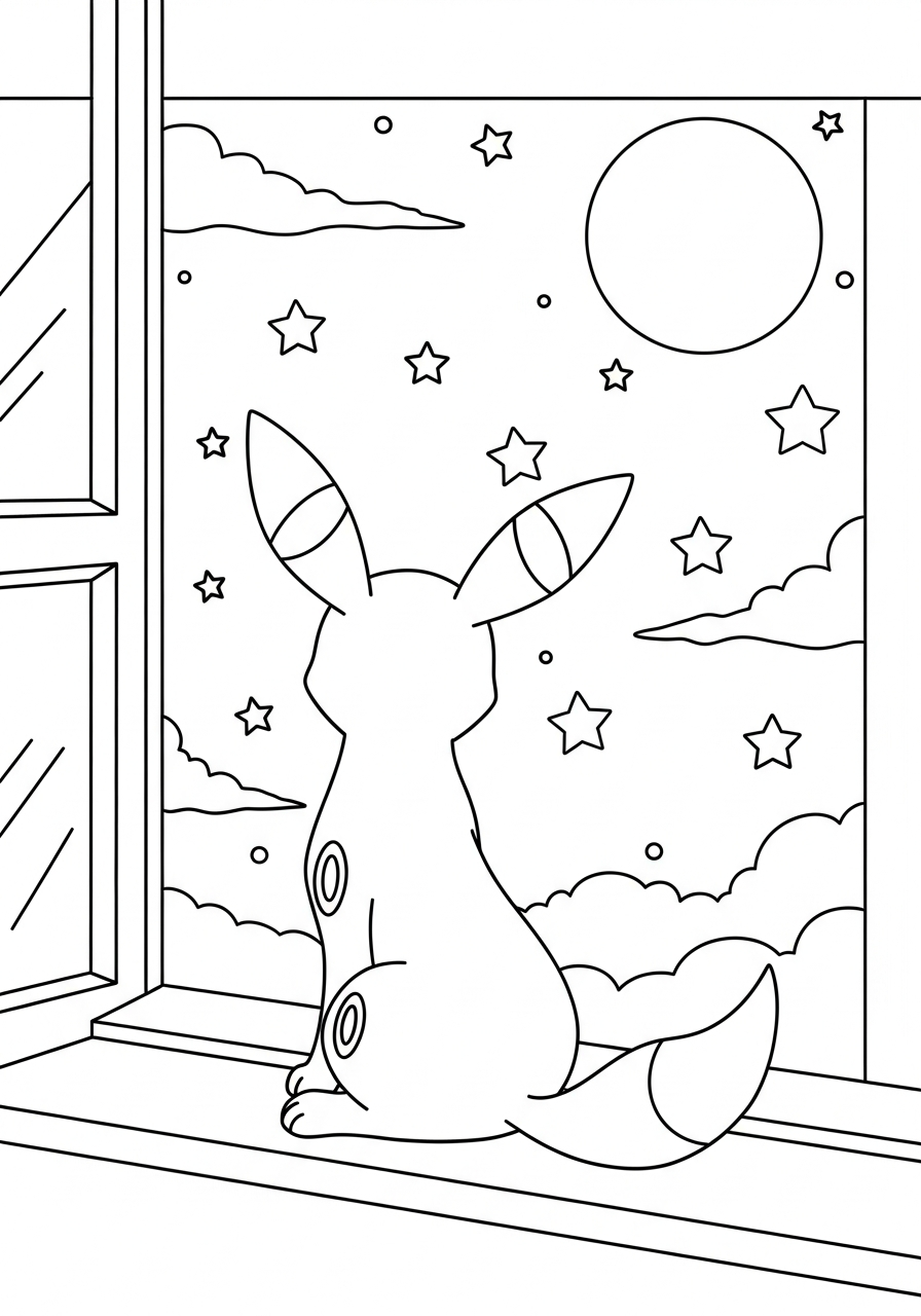 immagini di Umbreon da stampare e colorare