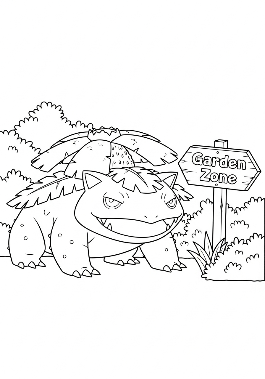 disegni Venusaur da colorare online