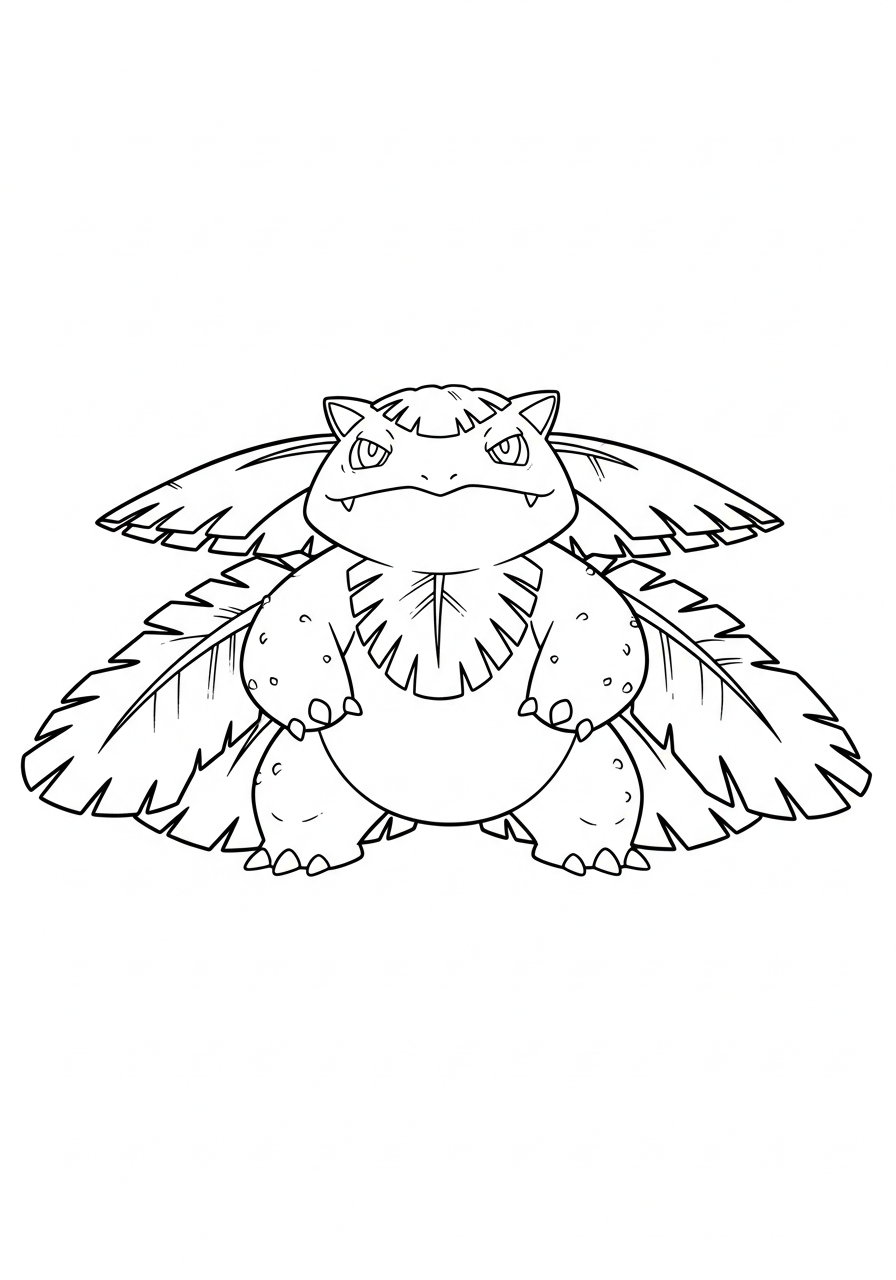 disegni di Venusaur da colorare e stampare gratis