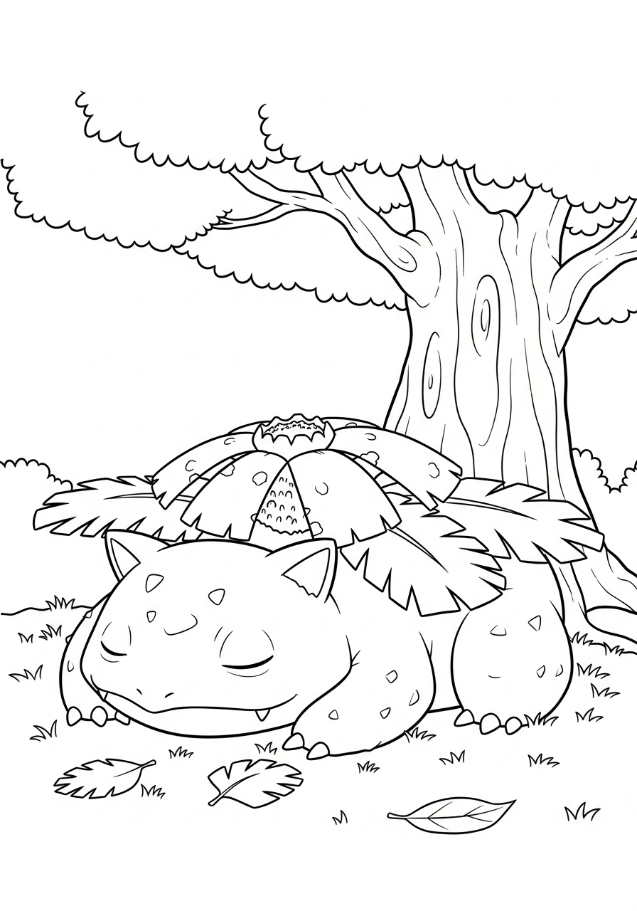 immagine da colorare Venusaur