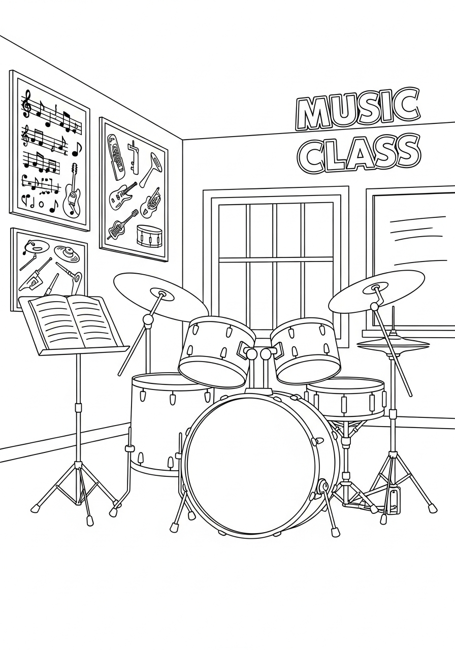 da colorare batteria disegno facile bambini