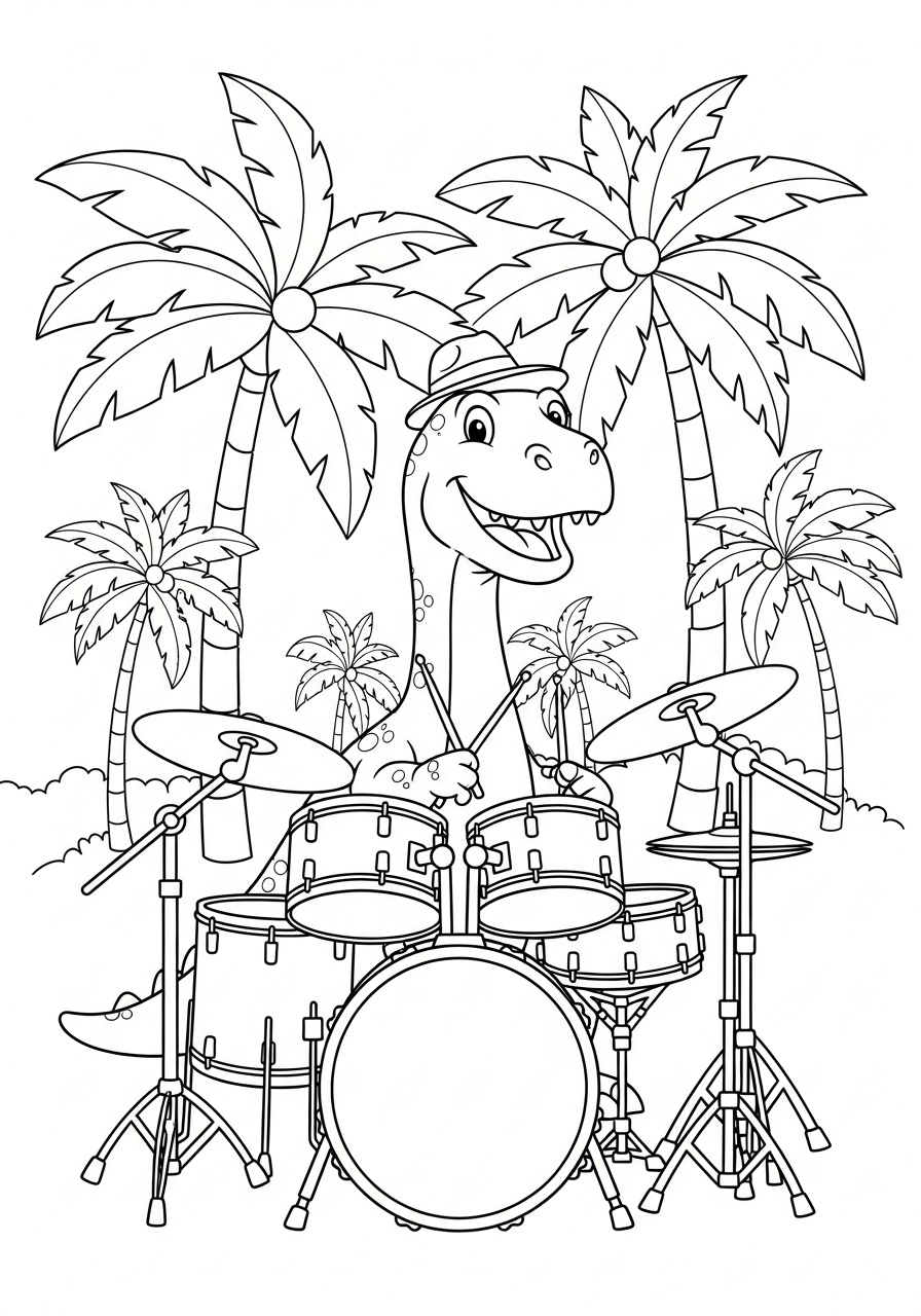 disegni di batteria da colorare e stampare