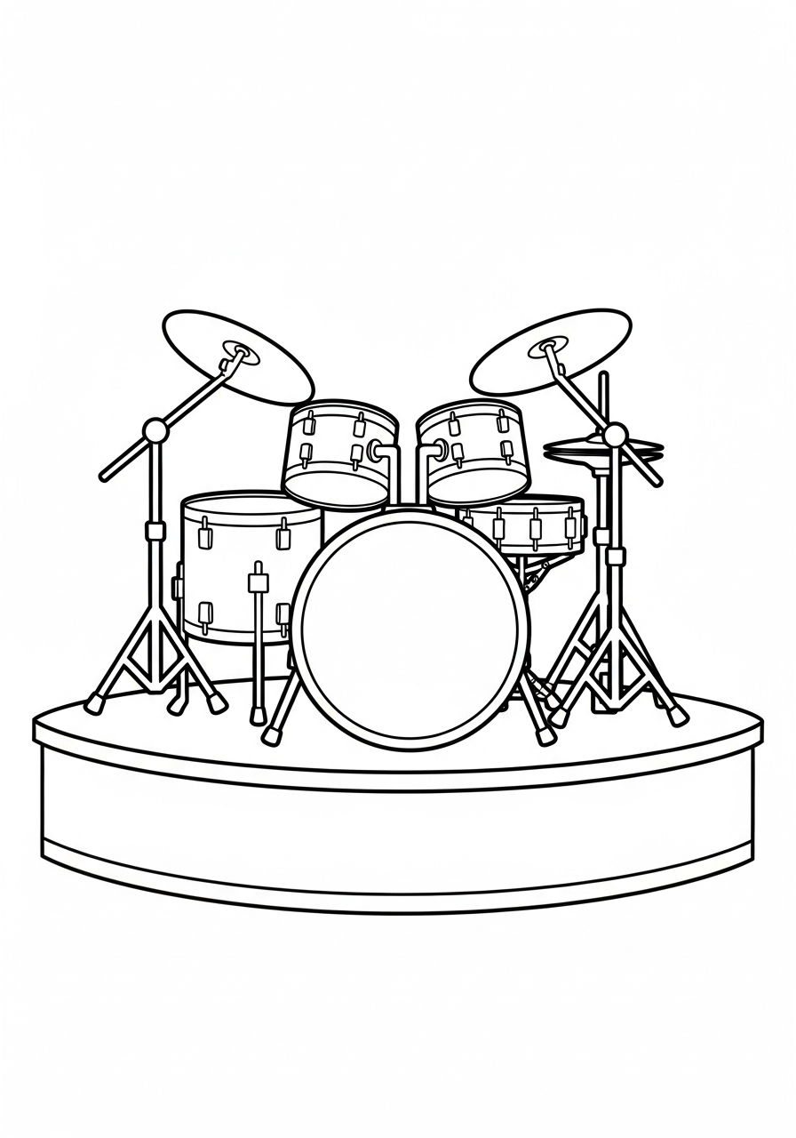 immagine da colorare batteria