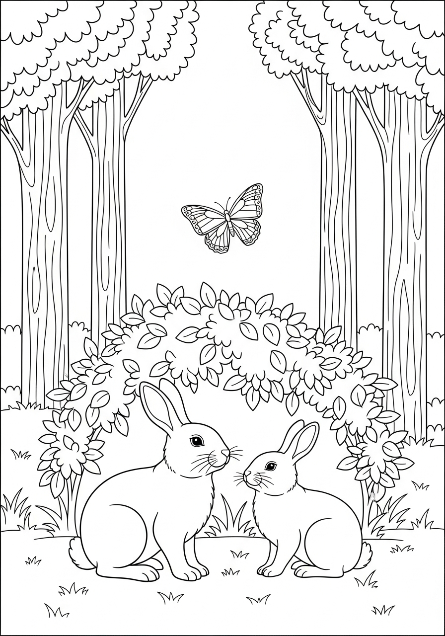 bosco disegni da colorare per bambini maschi 1