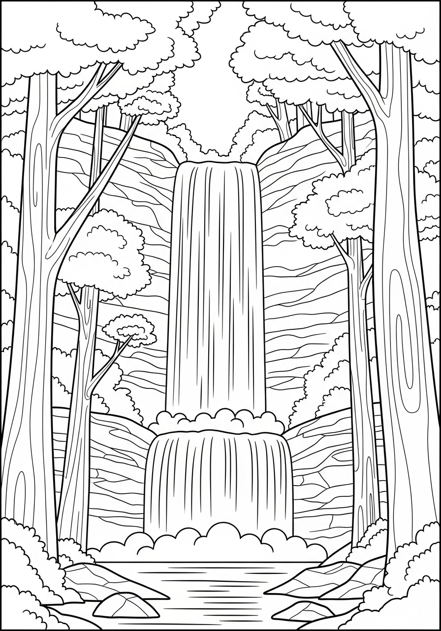 bosco disegni da colorare per bambini maschi