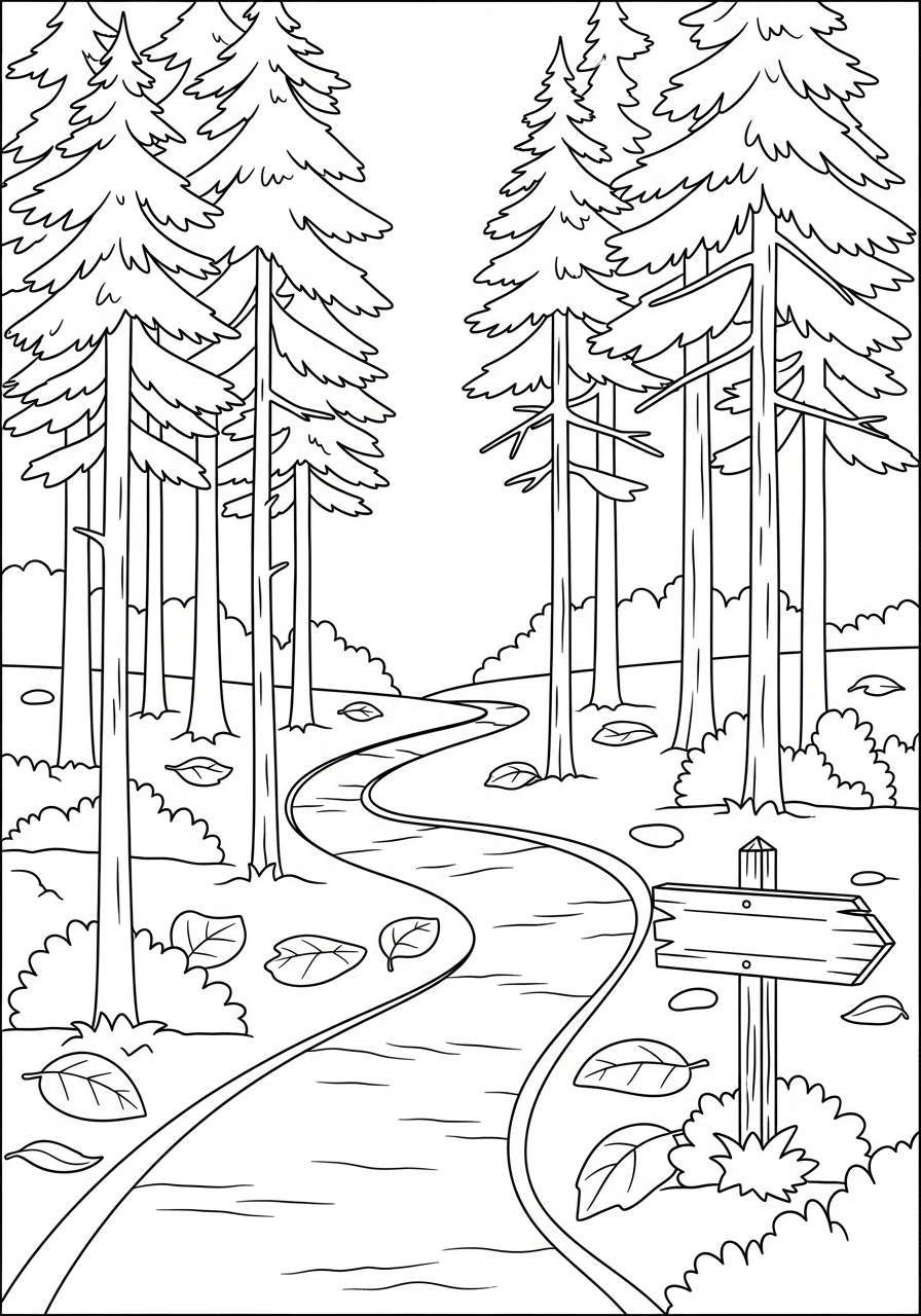 bosco disegni da colorare per bambini maschi 2