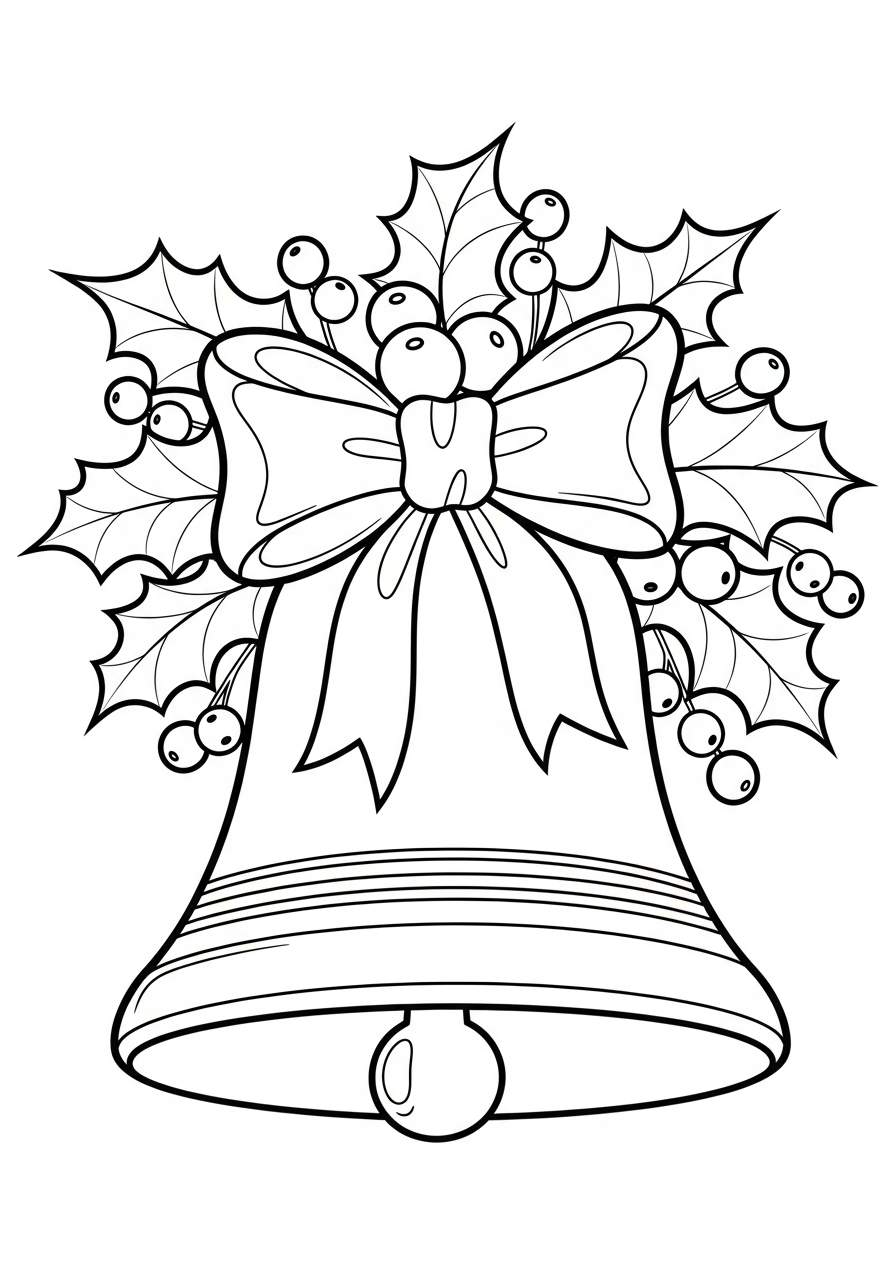 disegni di campane da colorare