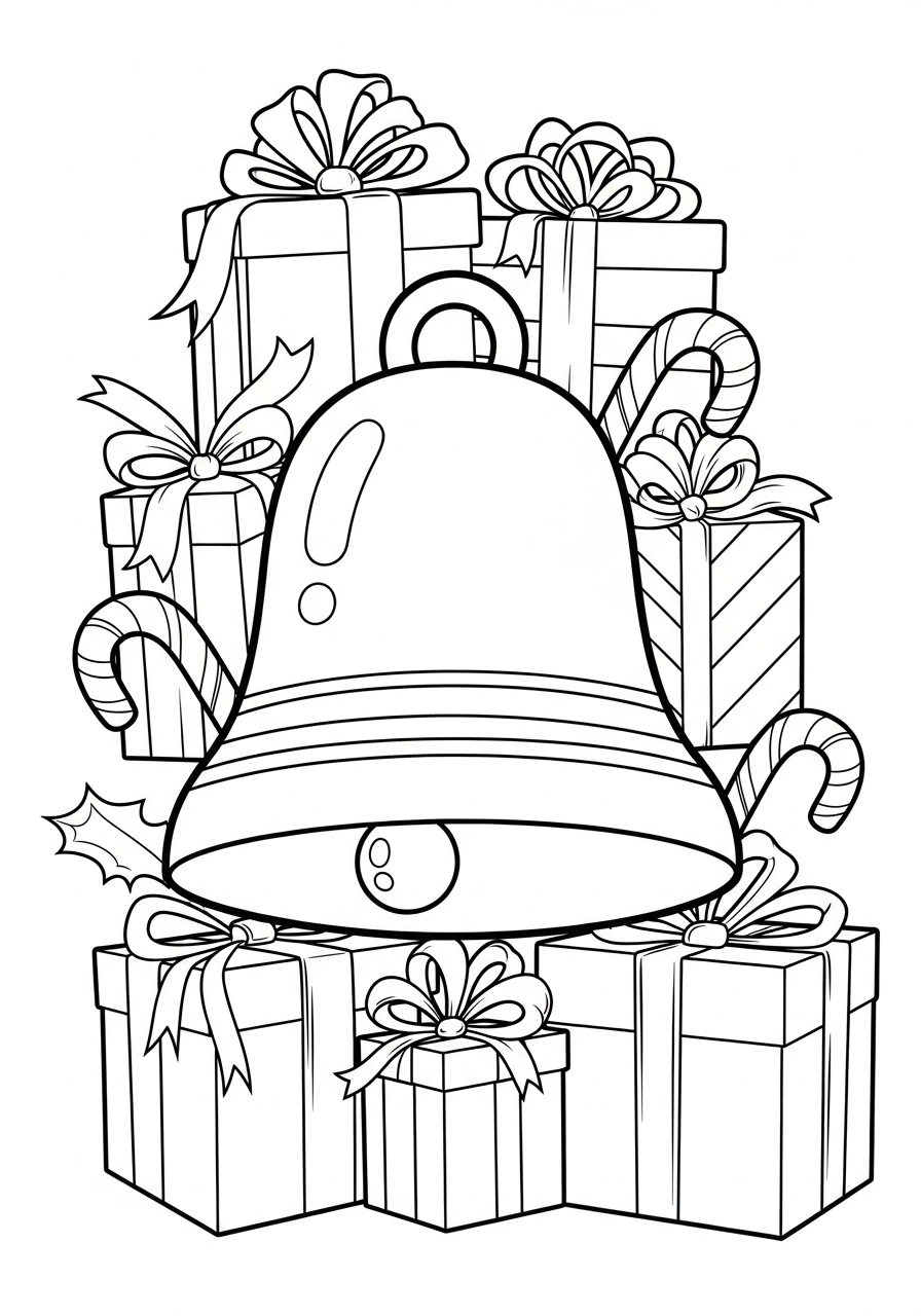 disegni da stampare e colorare campane