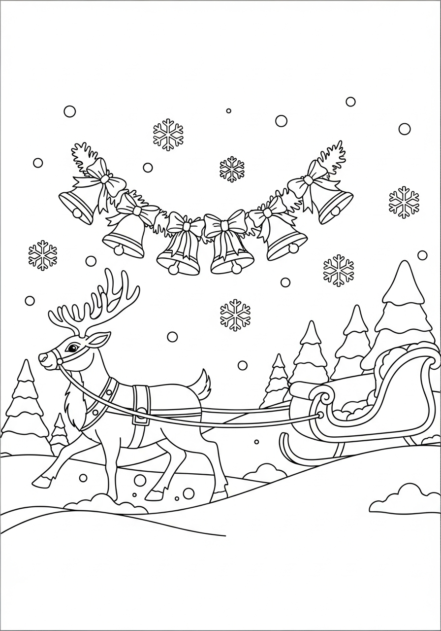 campane da colorare e stampare a4