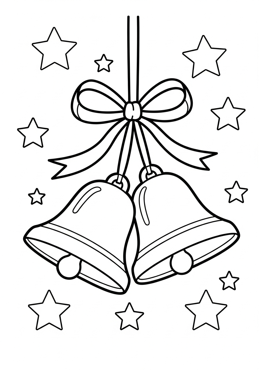 disegni campane da colorare per bambini