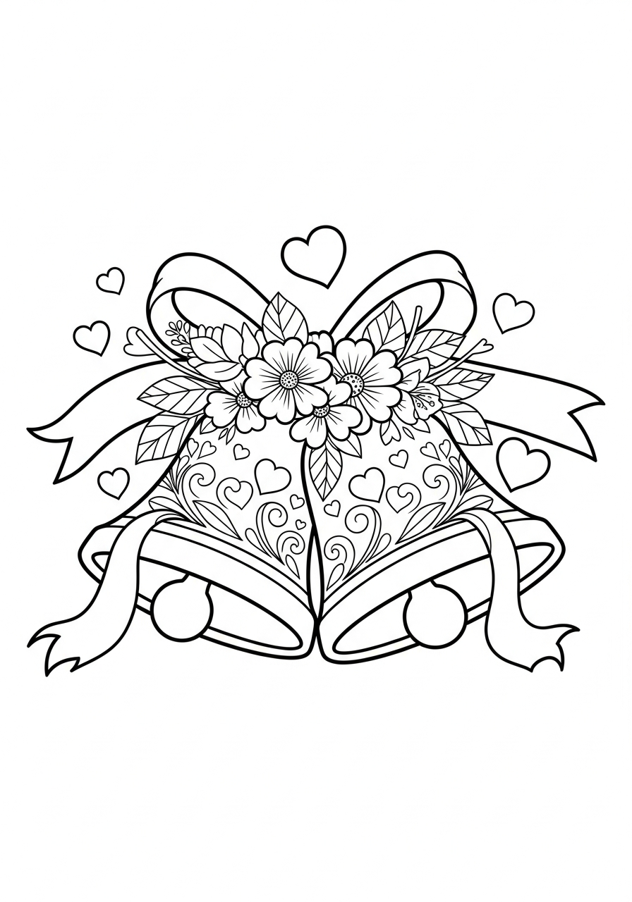 foto campane da colorare 1