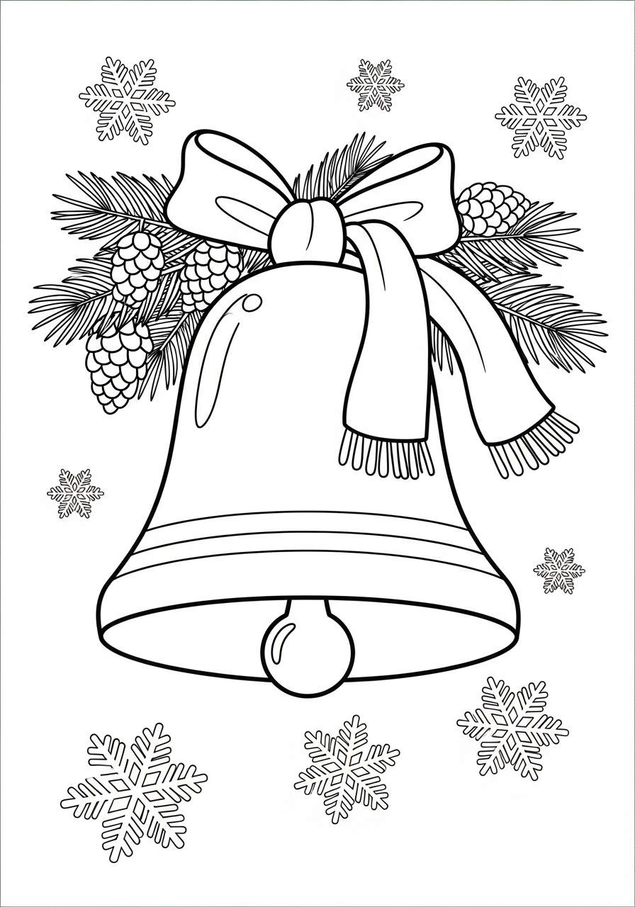 disegni da colorare campane