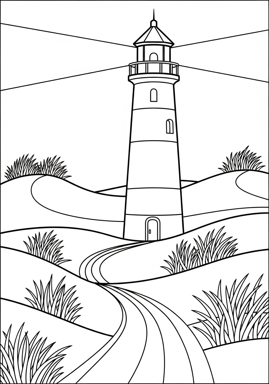 faro disegni da colorare per bambini maschi