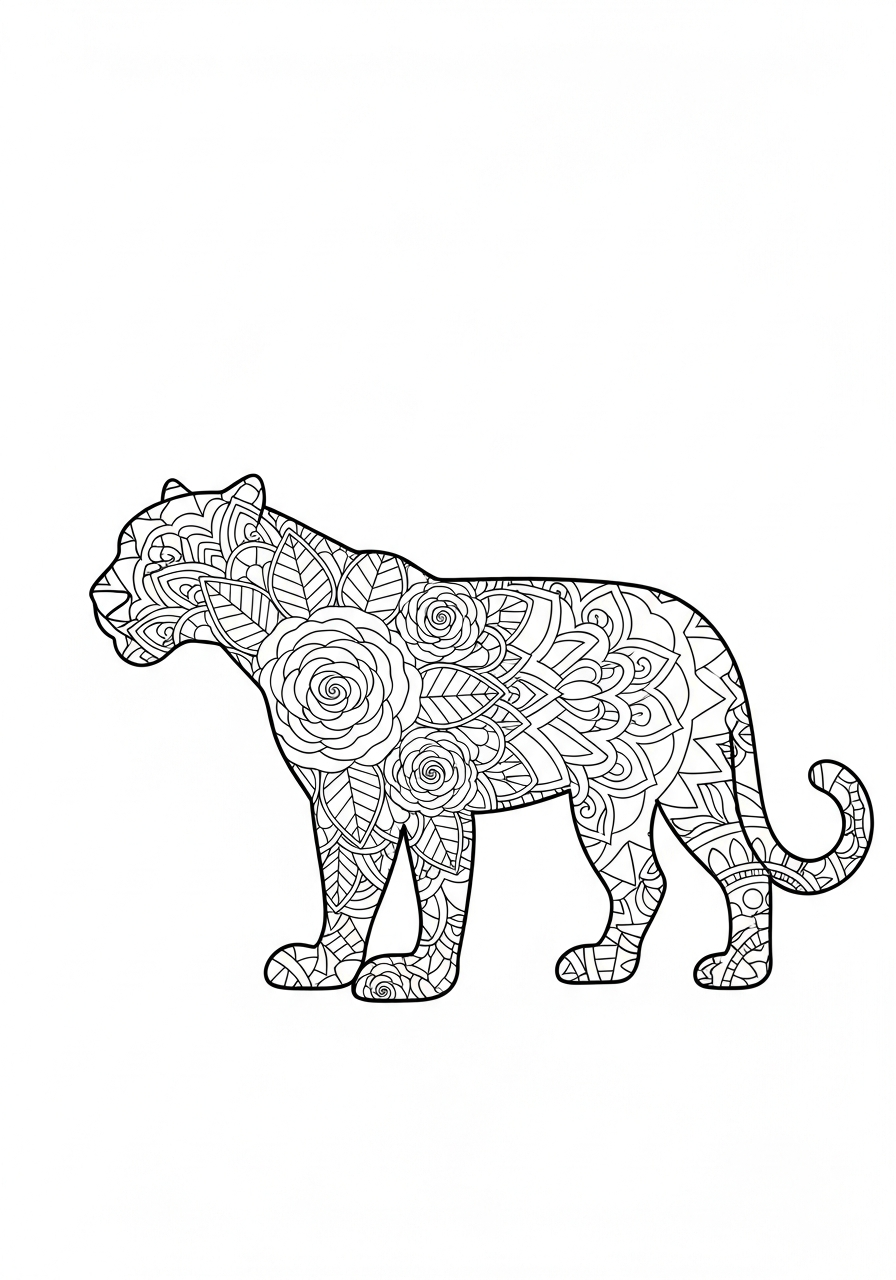 immagini di giaguaro da colorare e stampare