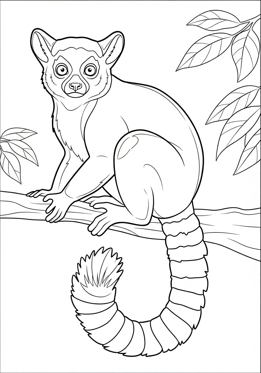 Lemure 2 lemure da colorare e stampare a4