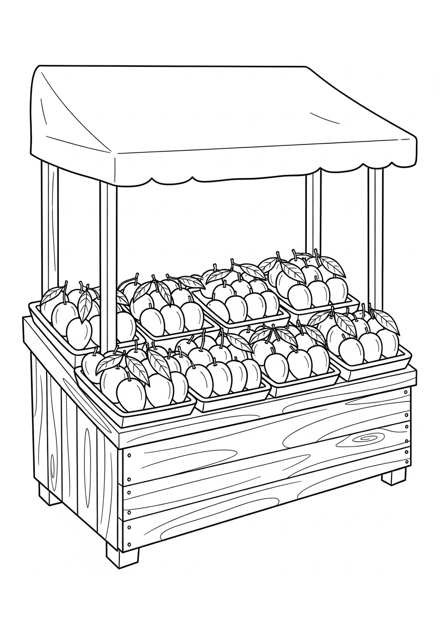 immagine di mango da colorare