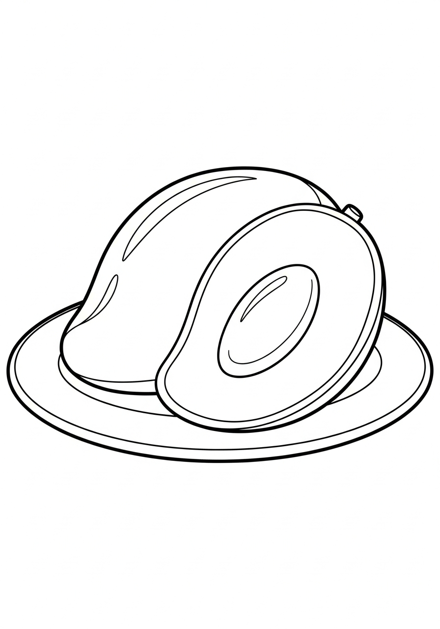 mango da colorare pdf