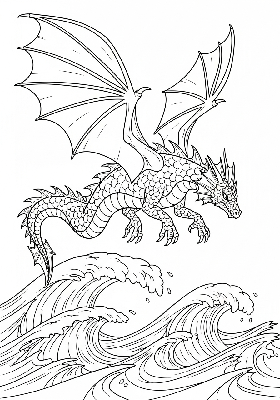 disegni mostro marino da colorare online