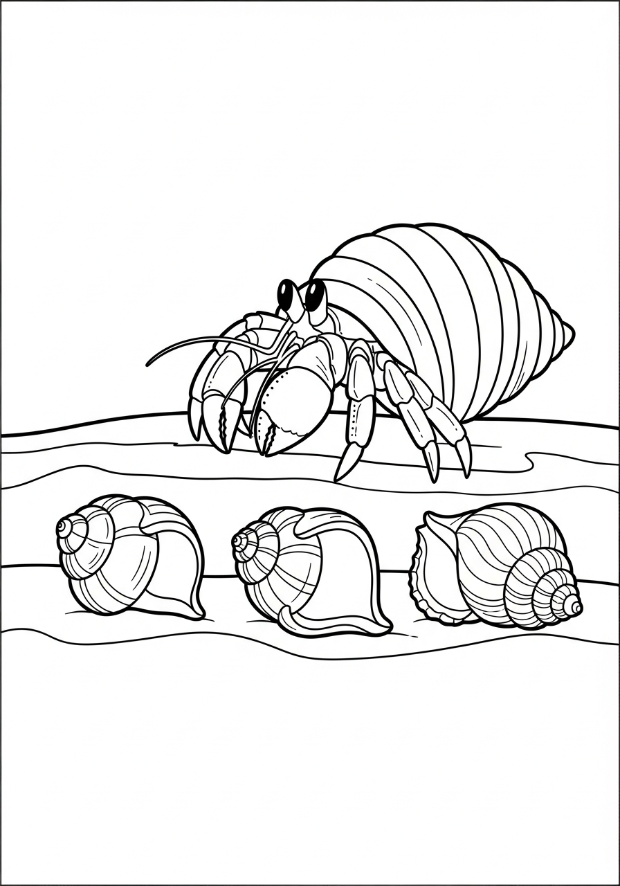 Paguro 3 foto paguro da colorare