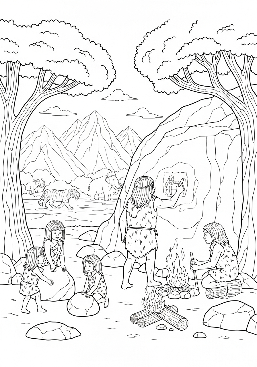 Popoli primitivi 18 immagini da colorare di popoli primitivi