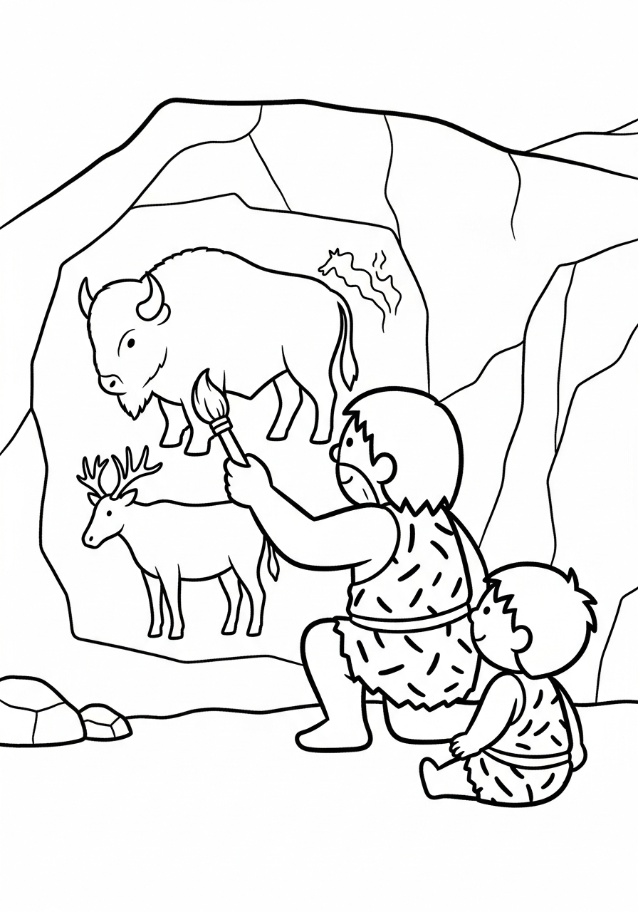 Popoli primitivi 13 popoli primitivi disegno facile da colorare