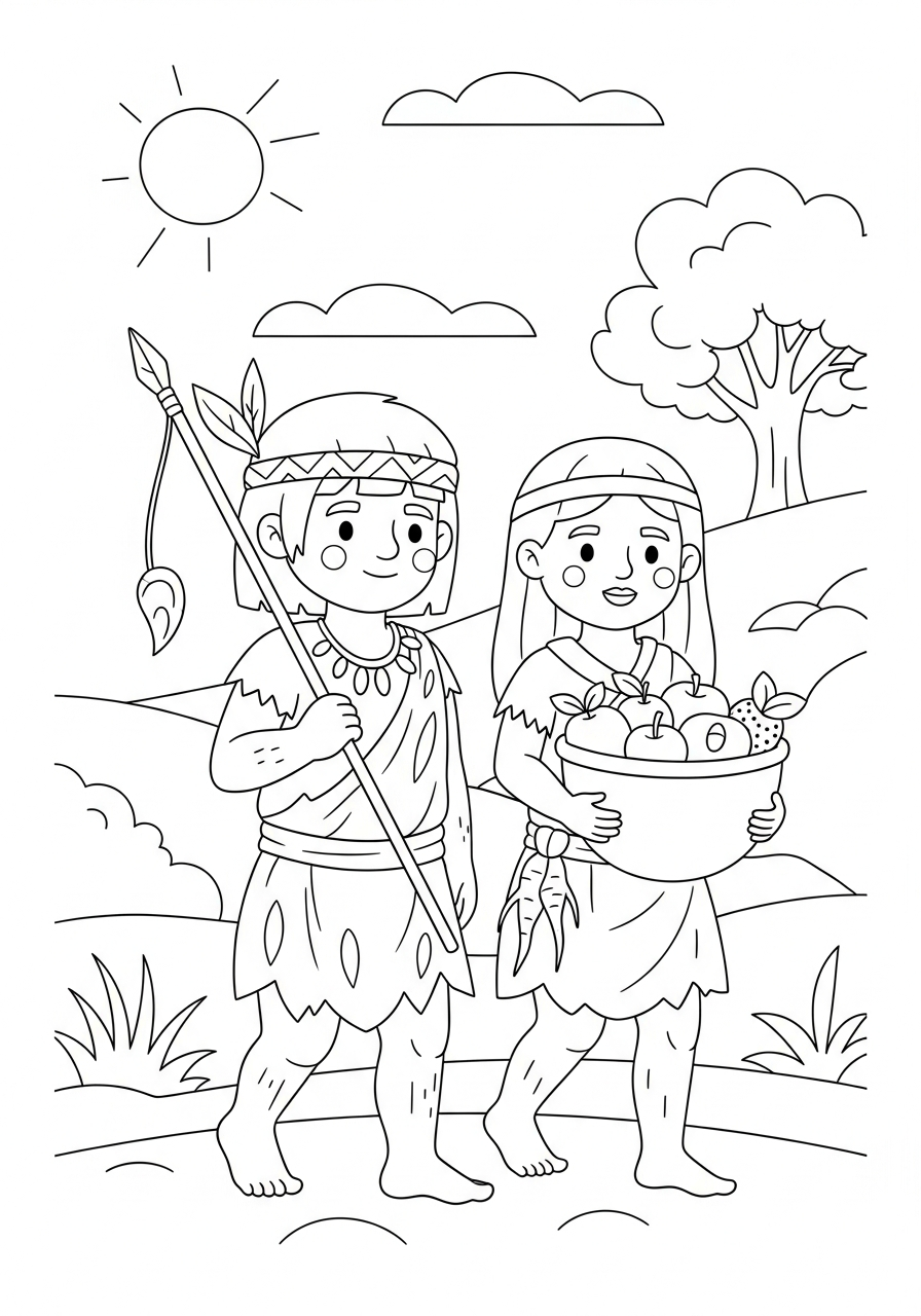 Popoli primitivi 11 disegni da colorare gratis popoli primitivi