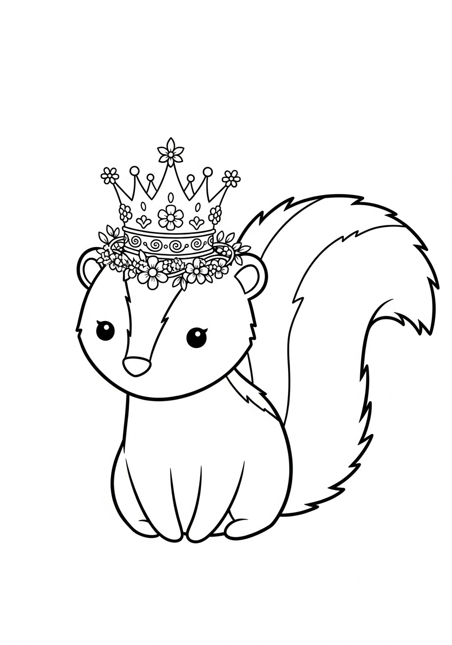 disegni da colorare puzzola 1