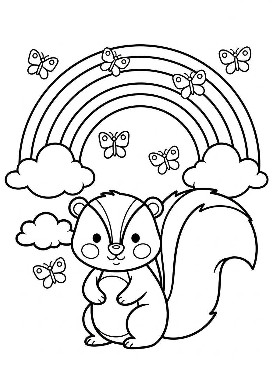 disegni da colorare puzzola pdf