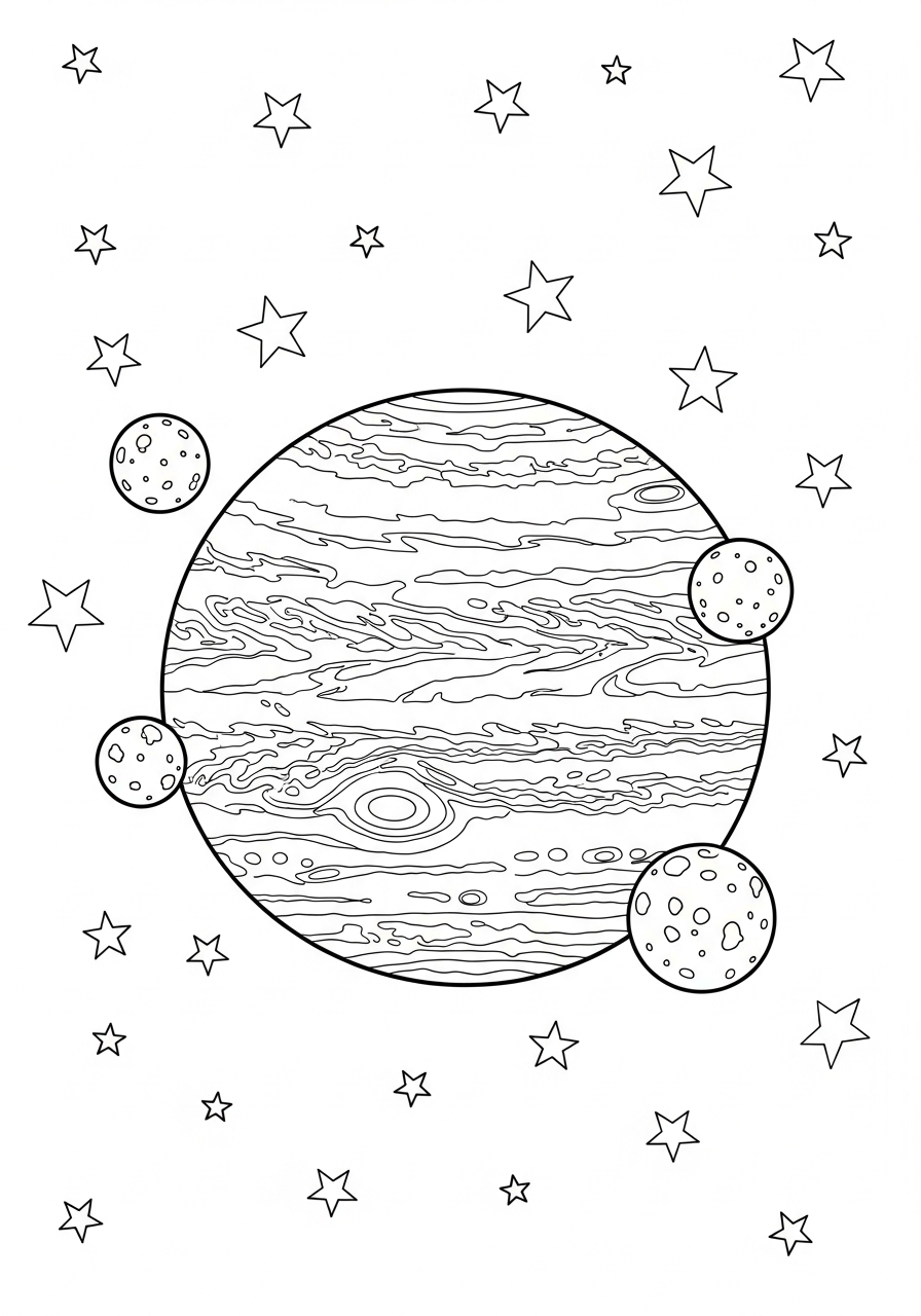 Sistema Solare 11 disegni di sistema solare da colorare per bambini