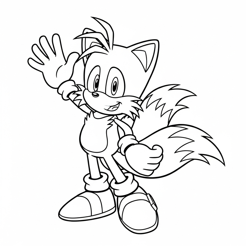 Tails da colorare thumbnail