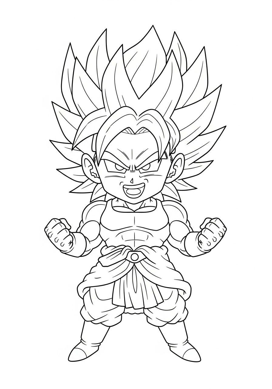 immagine di Broly da colorare