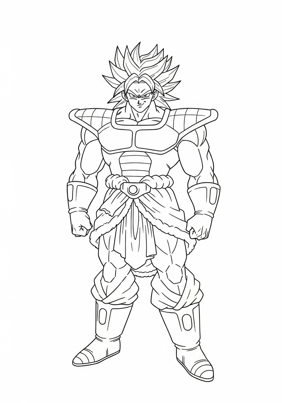 disegni da colorare Broly