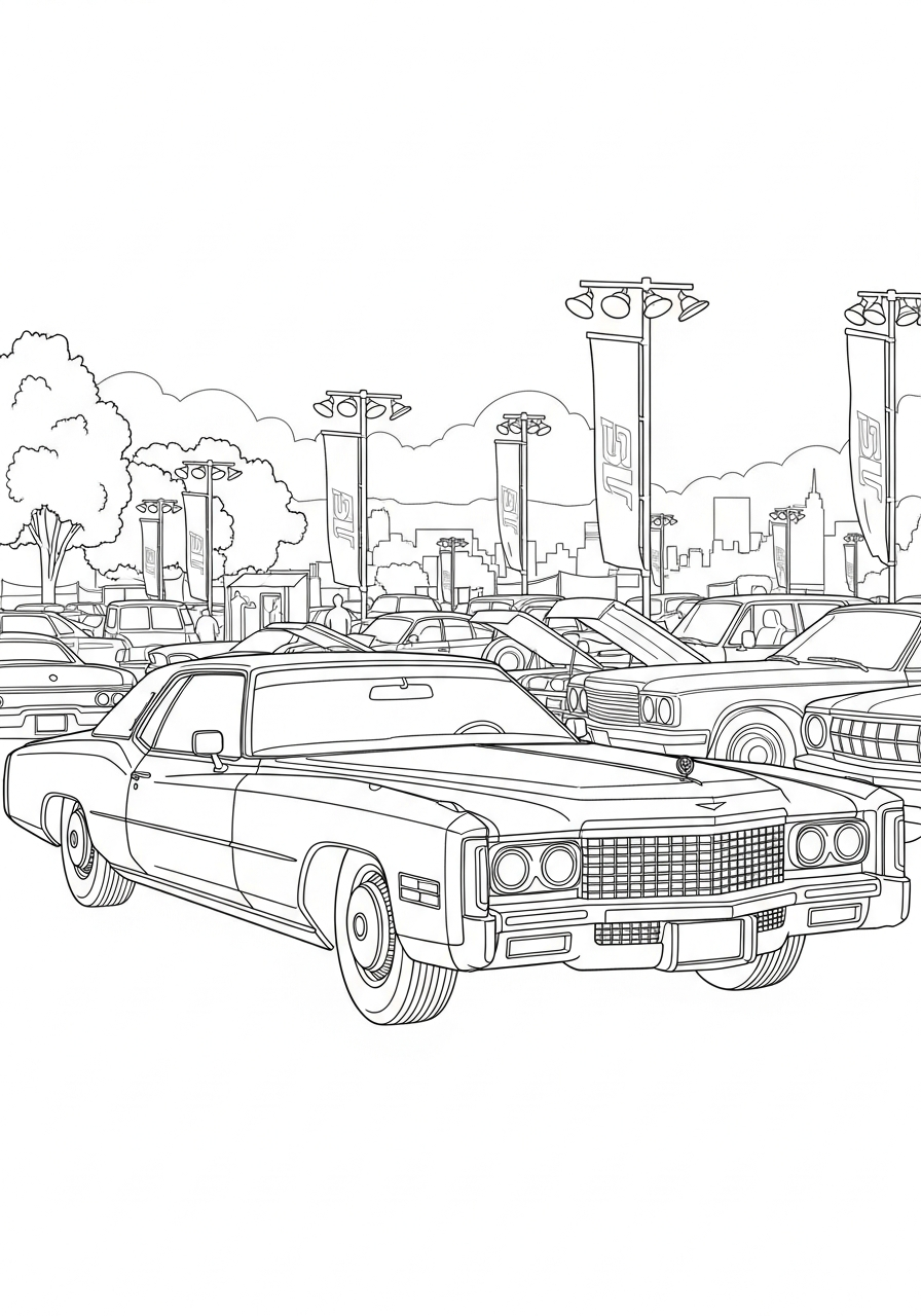 Cadillac 9 disegni di Cadillac da colorare e stampare gratis