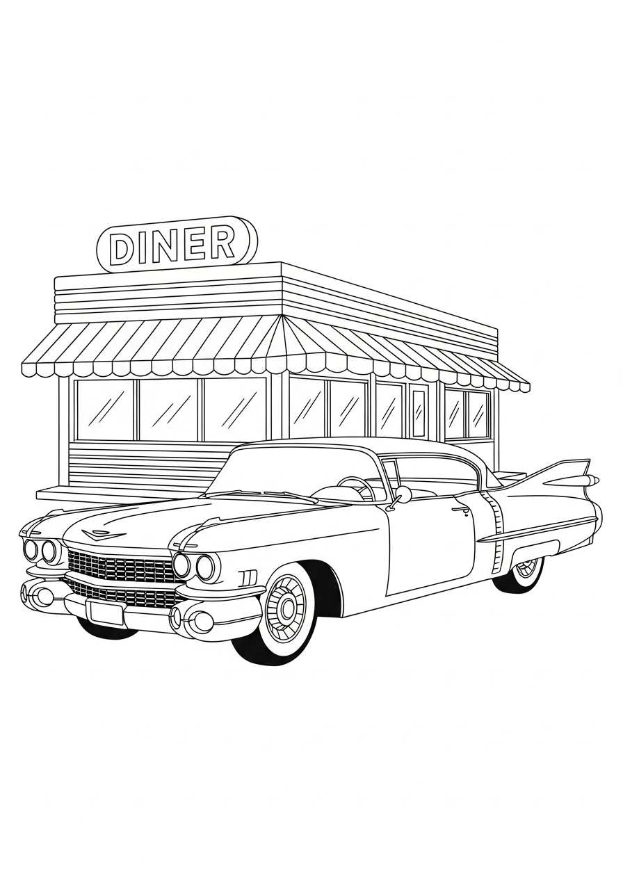 Cadillac 16 disegni Cadillac da colorare pdf