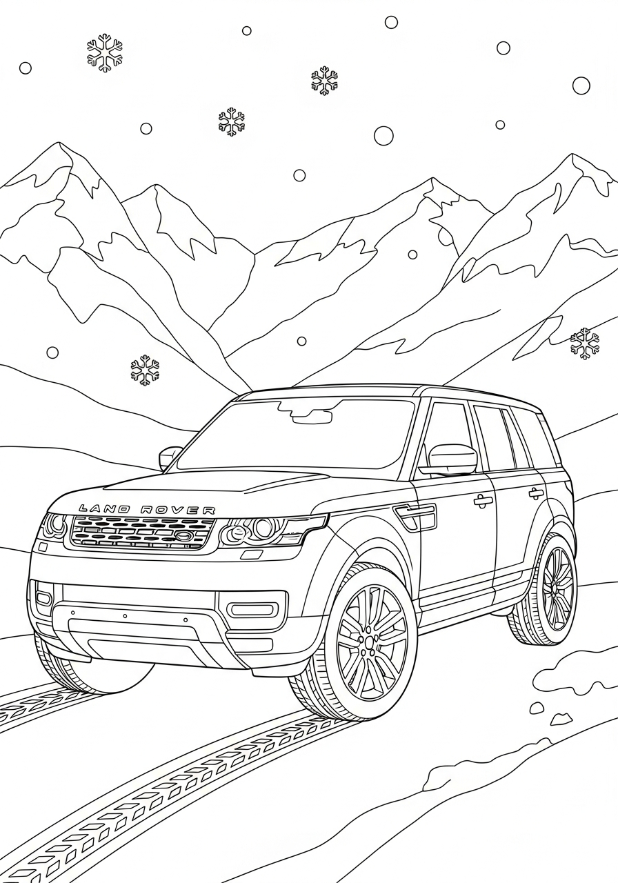 Land Rover 11 disegni Land Rover da colorare