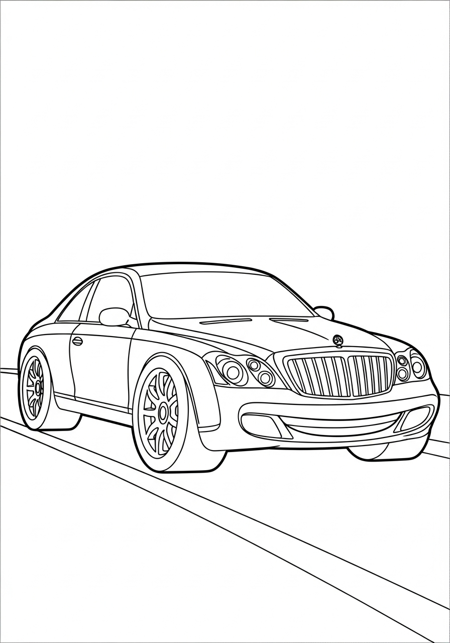 Maybach 11 immagine Maybach da colorare