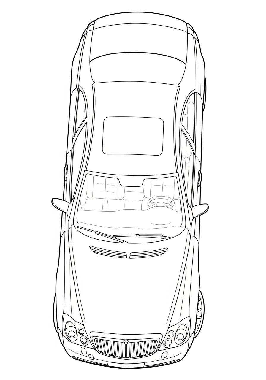 Maybach 7 foto di Maybach da colorare