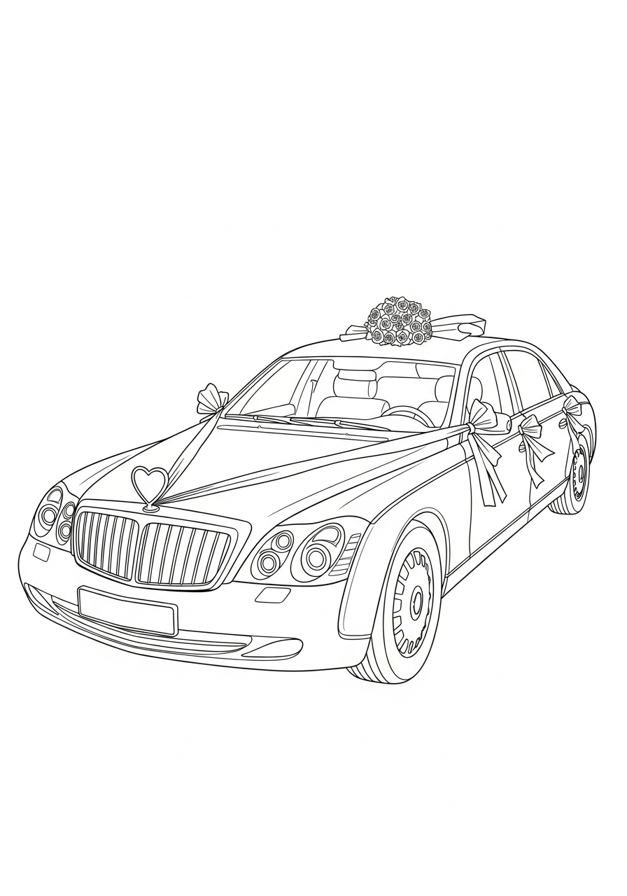 Maybach 3 Maybach disegno da colorare facile