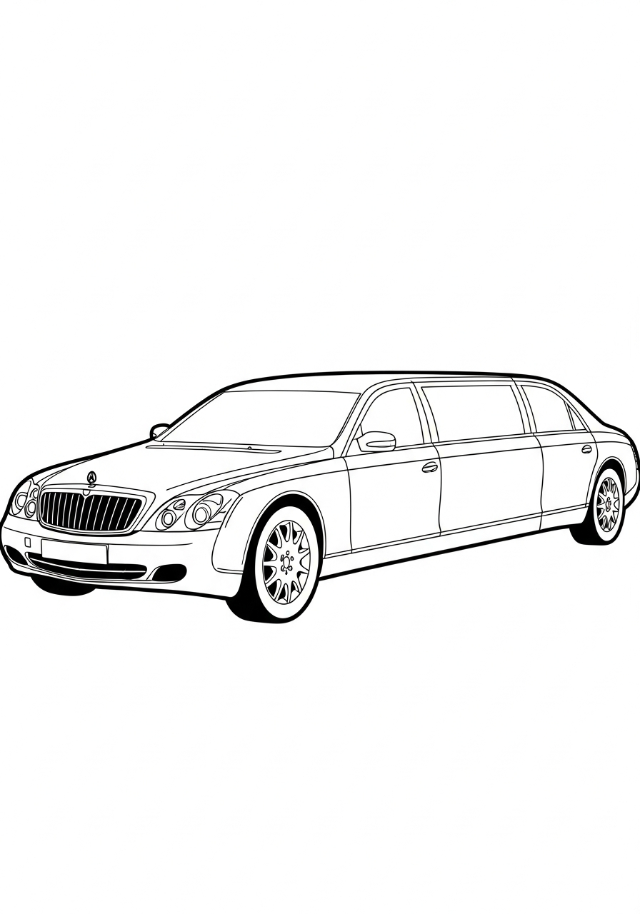 Maybach 20 pdf stampare Maybach da colorare