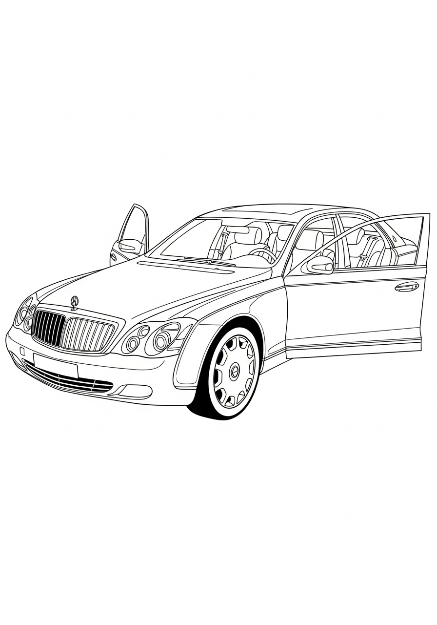Maybach 13 immagini di Maybach da colorare e stampare