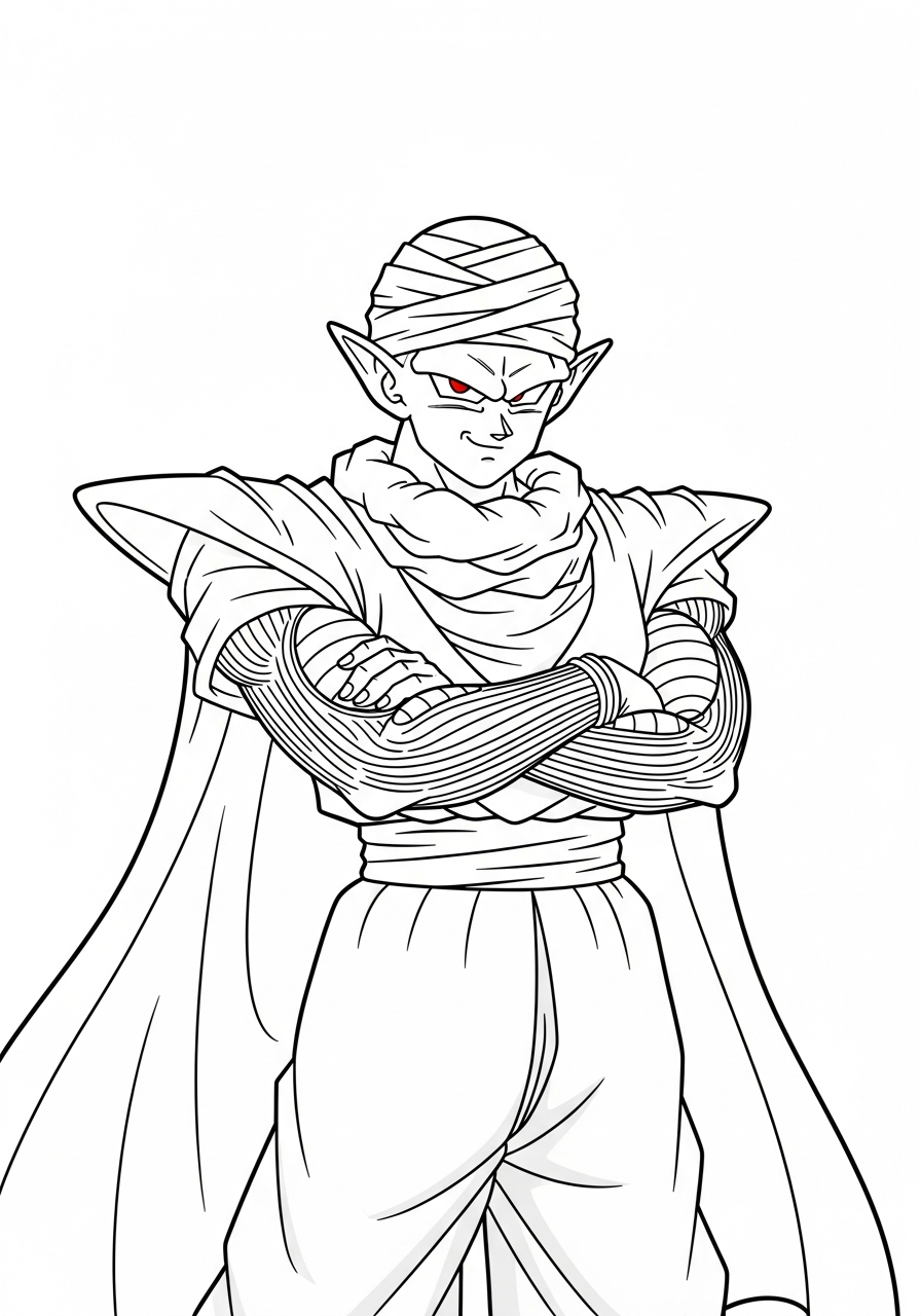 disegno di Piccolo da stampare e colorare