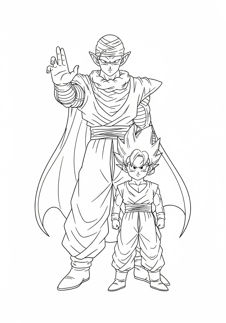 Piccolo disegni da colorare per bambini maschi