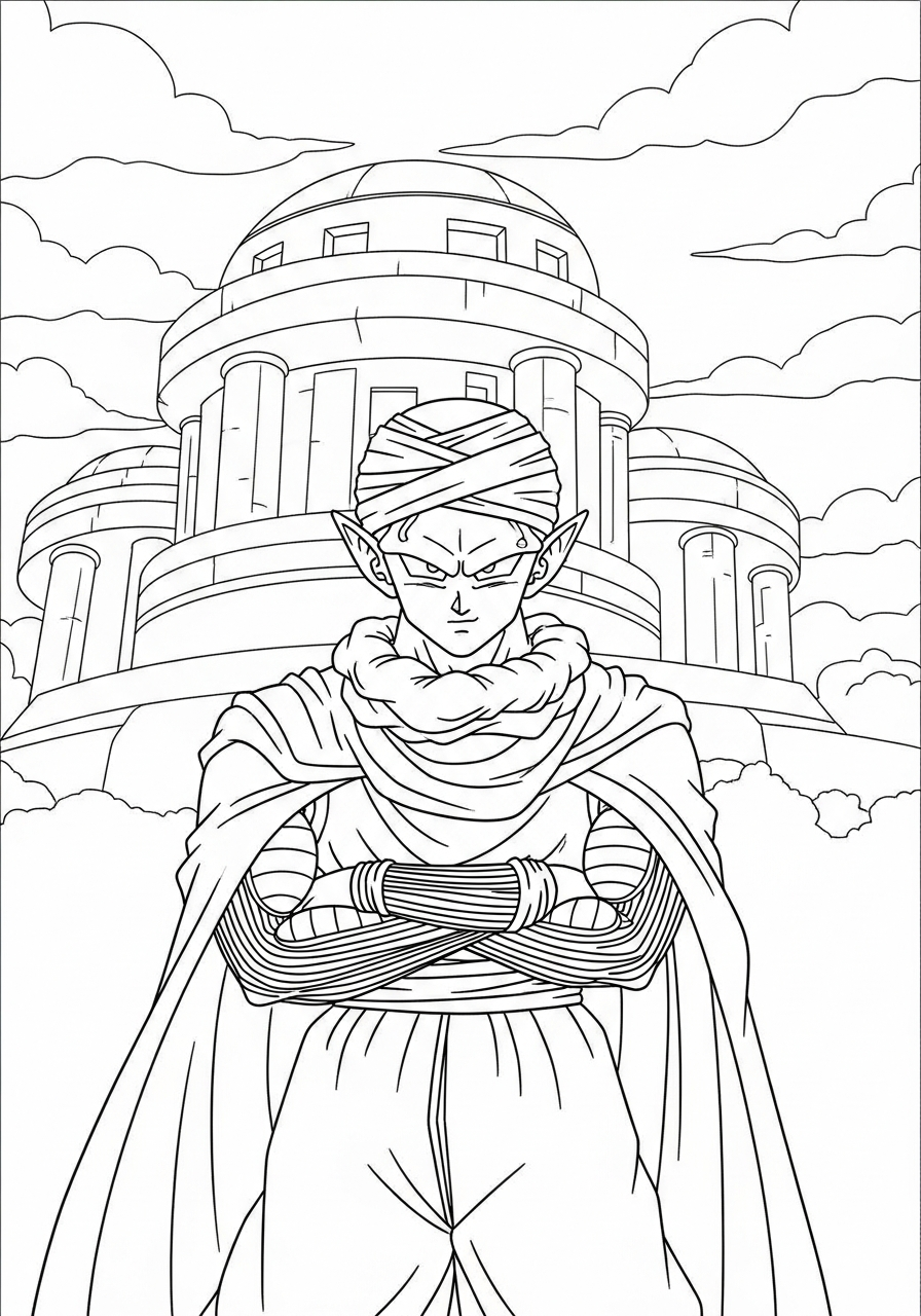 Piccolo da stampare e colorare gratis