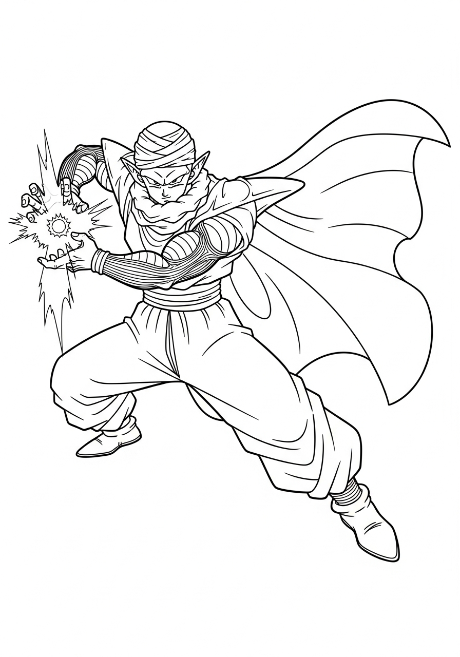 Piccolo da stampare e colorare per bambini