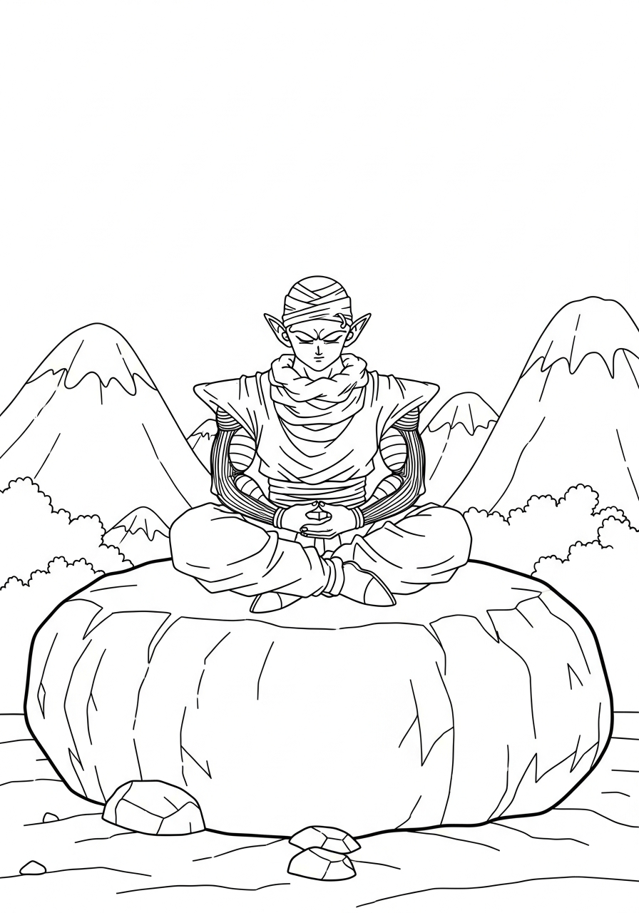 disegni Piccolo da colorare gratis 1