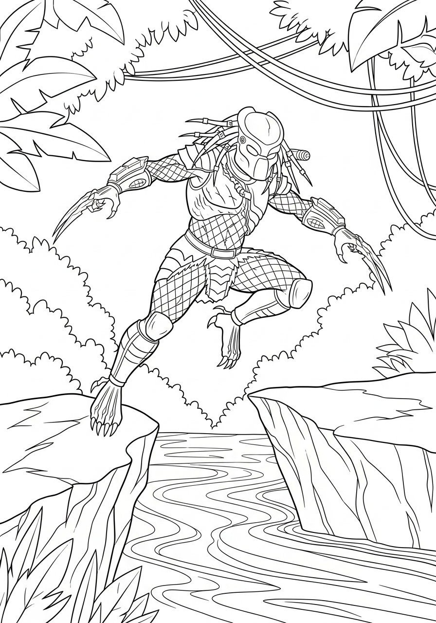 Predator 12 disegni da colorare per bambini pdf Predator 1